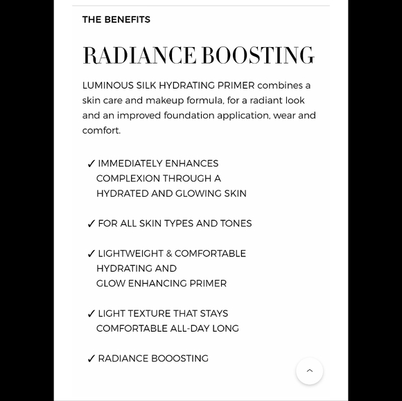 NIB Armani Luminous Silk Hydrating Primer - Picture 6 of 6